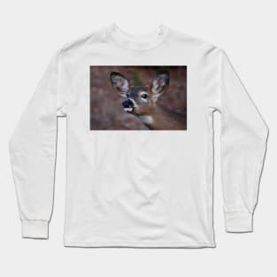 Kiss me! - White-tailed Deer Long Sleeve T-Shirt